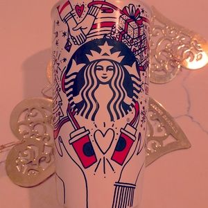 Starbucks 2017 Holiday Traveler Ceramic cup